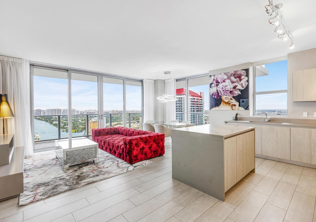 Hyde Beach House Three-Bedroom, Waterfront, Ocean And Intercostal View, Rooftop Pool, 5 Min Walk To Beach هوليوود المظهر الخارجي الصورة